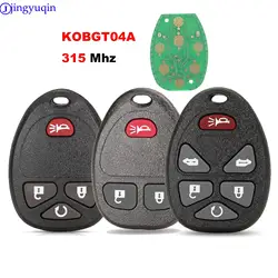 jingyuqin Remote key 315Mhz For Chevrolet HHR Uplander Pontiac Montana SV6 Saturn Relay For Buick Terraza 2005 2006 K0BGT04A