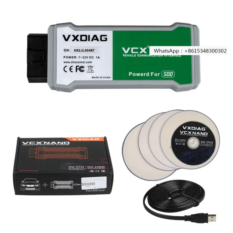 refer to VXDIAG VCX  for L-and r-over WIFI/USB