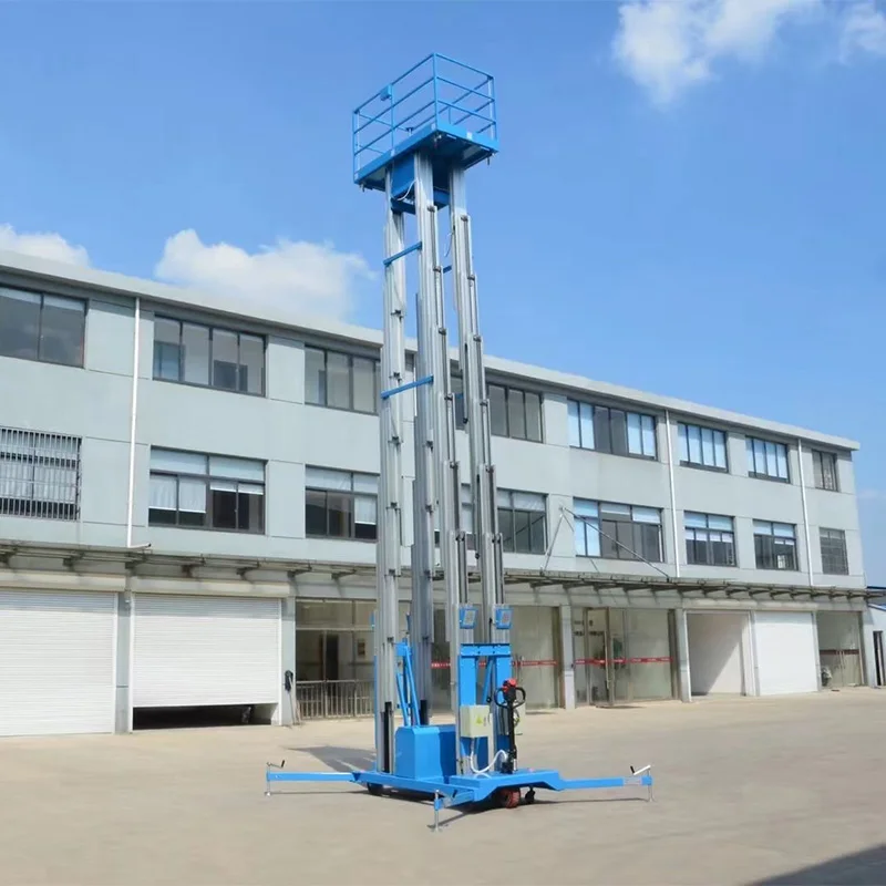 

Vertical mast lift 10 m aluminum ladder lift