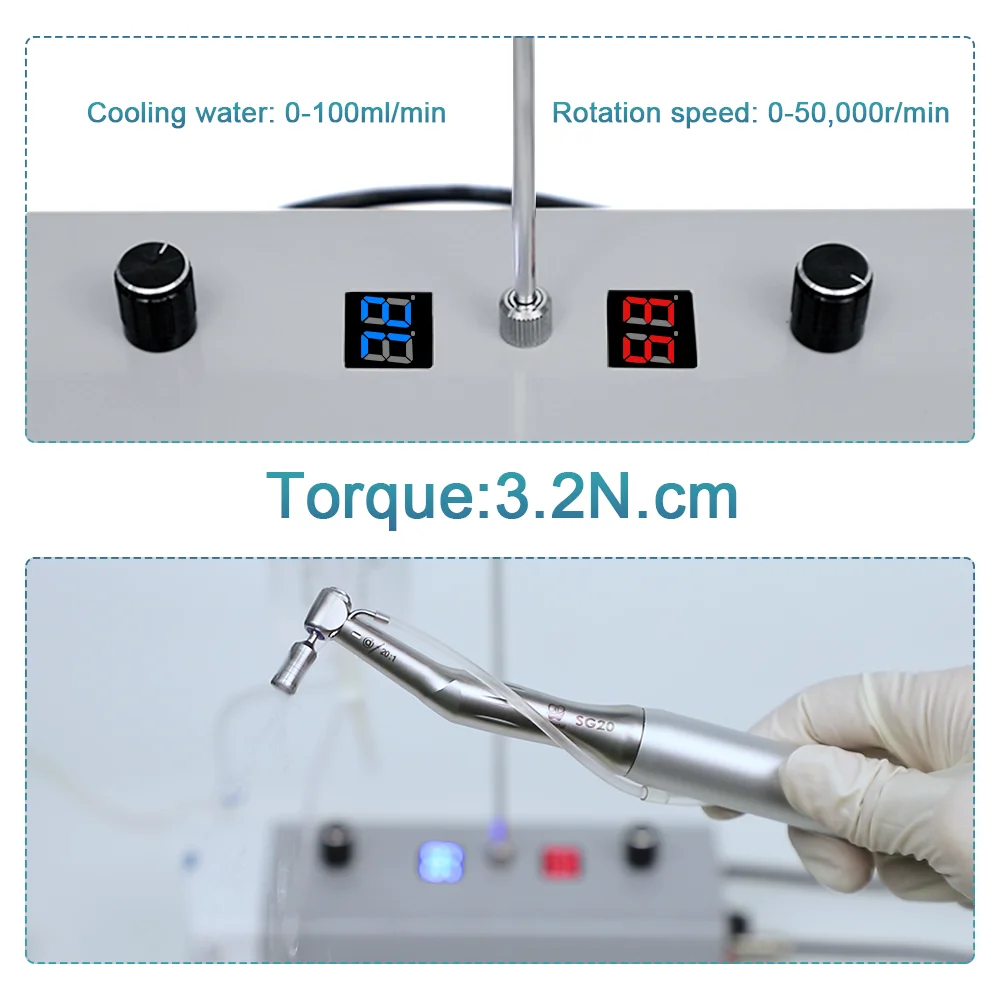 Instrument de chirurgie de type E, AI-EM-BW, pompe à eau, Irrigation, moteur sans balais, Kits de pièces à main d\'implant Non optiques