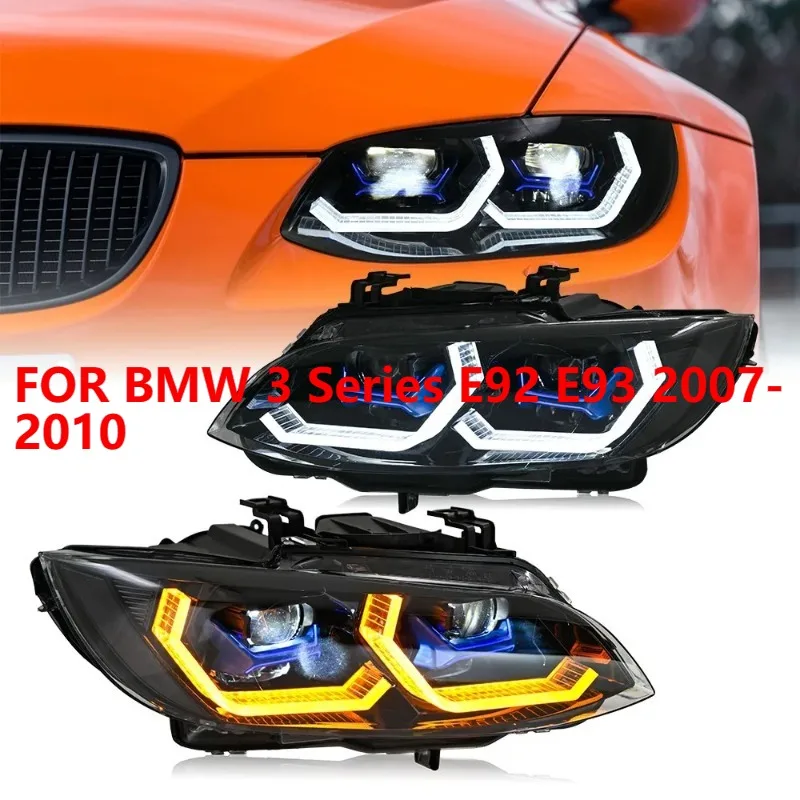 

1 пара светодиодных фар для BMW 3 серии E92 E93 2007-2010, передняя лампа DRL в сборе