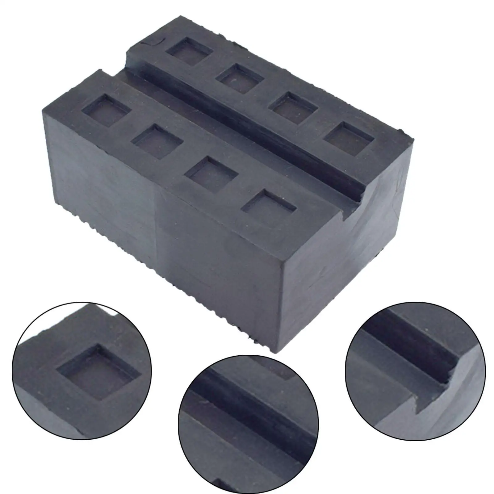 Heavy Duty Rubber Jack Stand Pad Anti Vibration Adapter Car Lift Pad for Vehicle Repair Tools Use