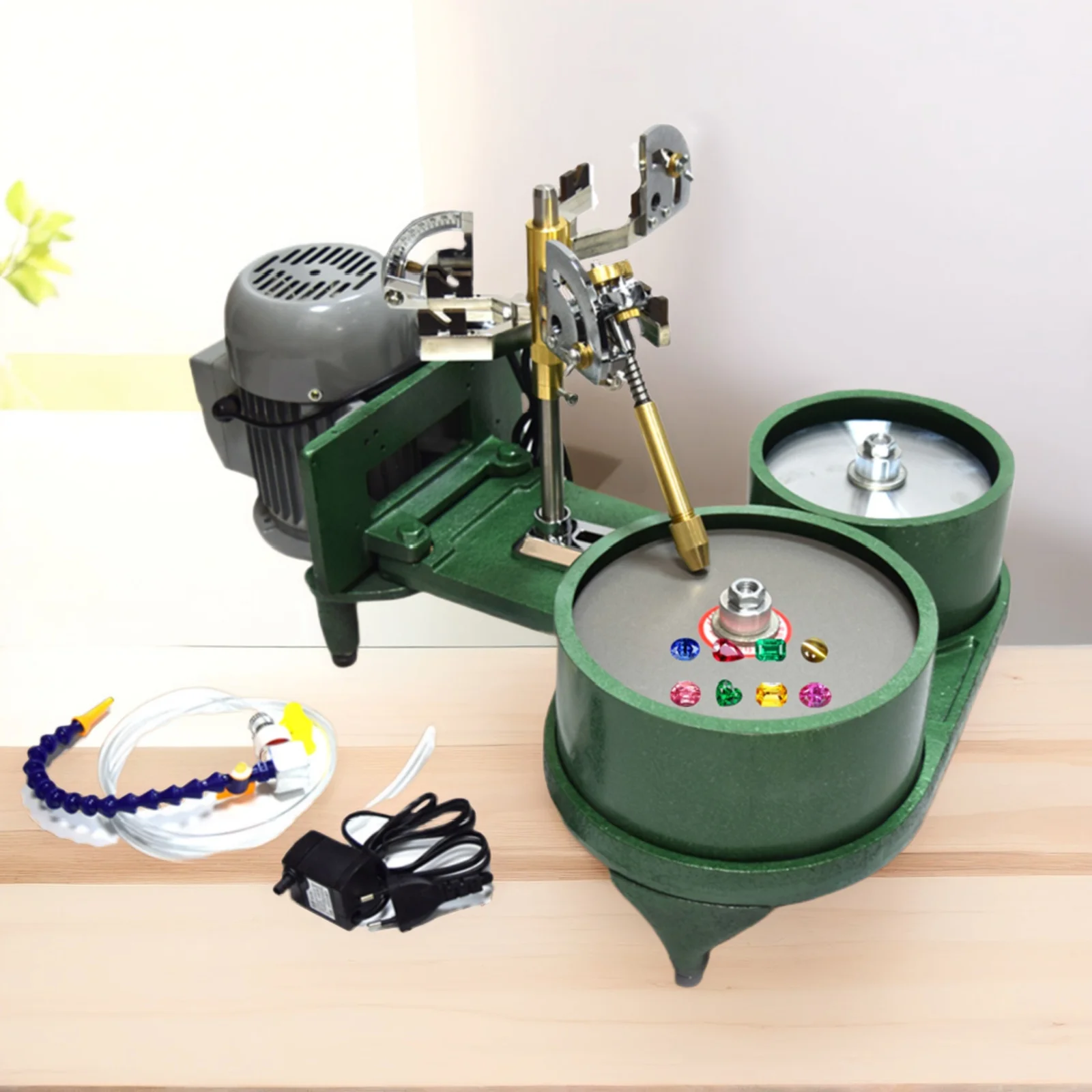 

8+6inch Kinway Lapidary Jewelry Equipment Faceting Tools Gemstone Faceting Machine Stone Cutting Equipment