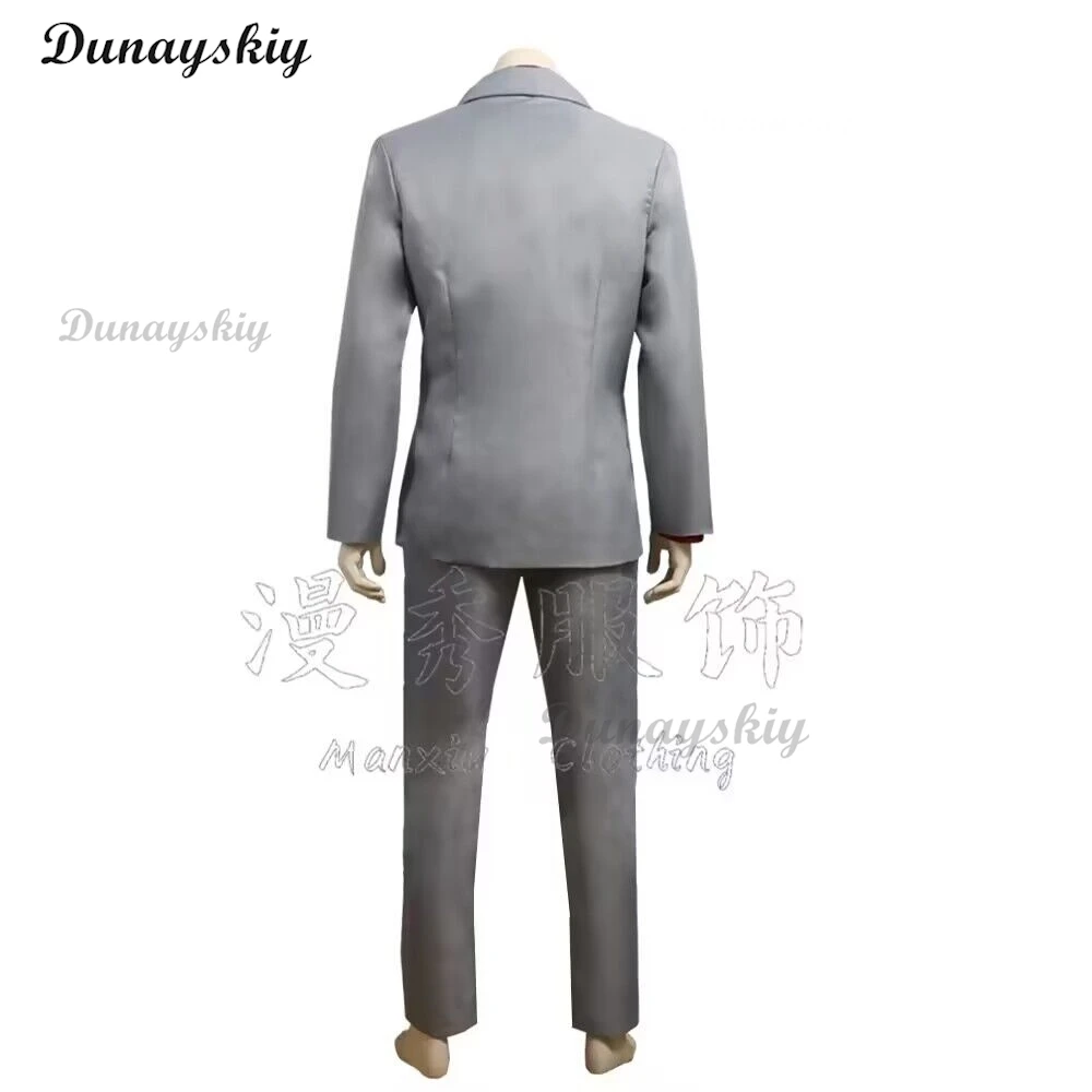 Yakuza Kazuma Kiryu Cosplay Uniform Wig Manga Anime Game Christmas Party Halloween Uniform Outfit Cosplay Costume