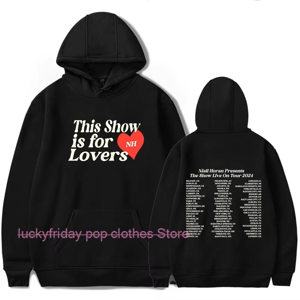 Niall Horan THIS SHOW IS FOR LOVERS DATES Hoodies Merch Popular Graphics Print Unisex Trendy Casual Streetwear