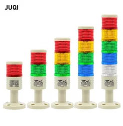 New multifunctional  LED rotary industrial signal tower warning light alarm device 12V 24 V 110 V 220 v 1 ~ 5 optional