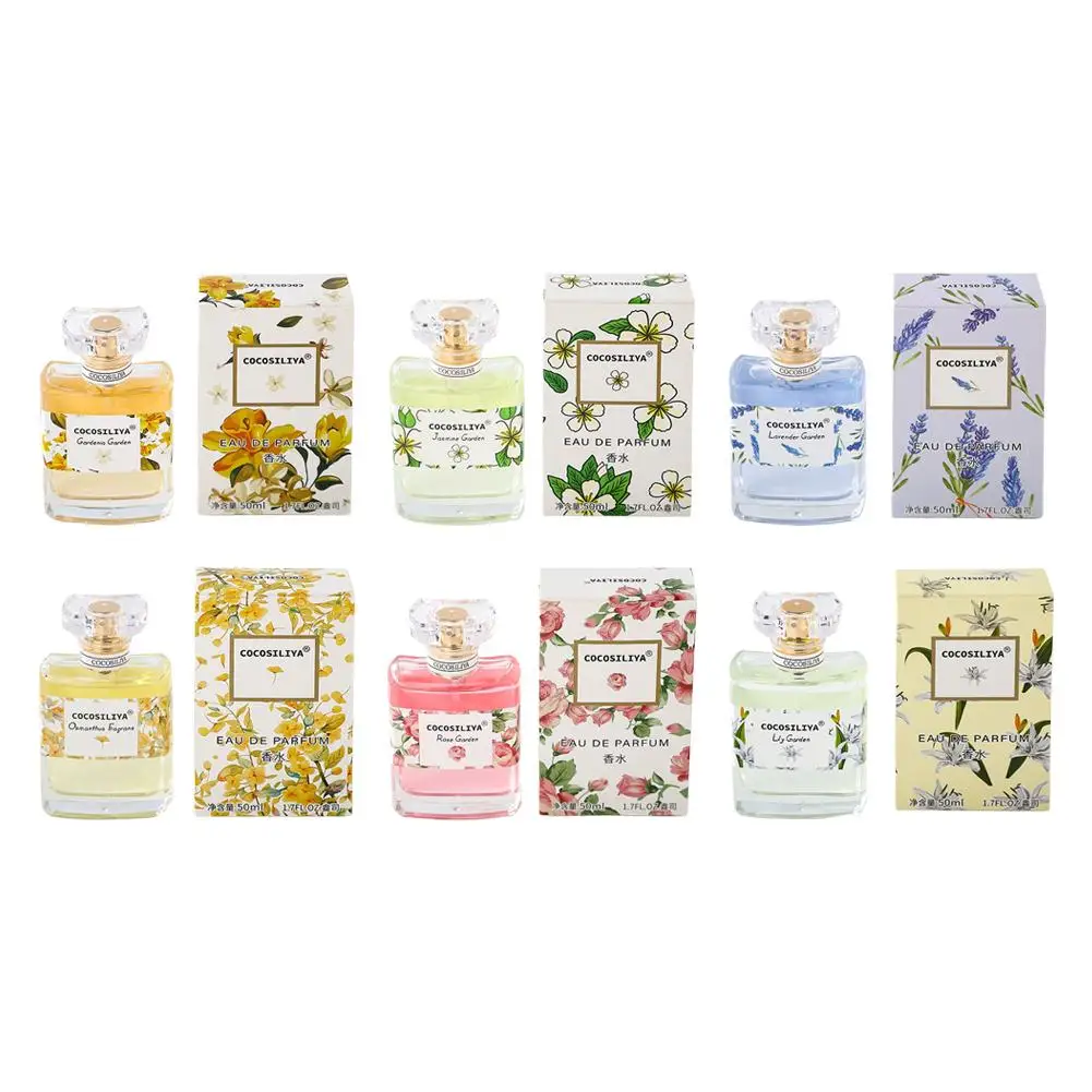 عطر كوكوسيليا للنساء برائحة الزهور الطبيعية يدوم طويلاً أو دو برفوم أوسمانثوس، روز، لافندر، عطر جاردينيا الخفيف الطازج #6