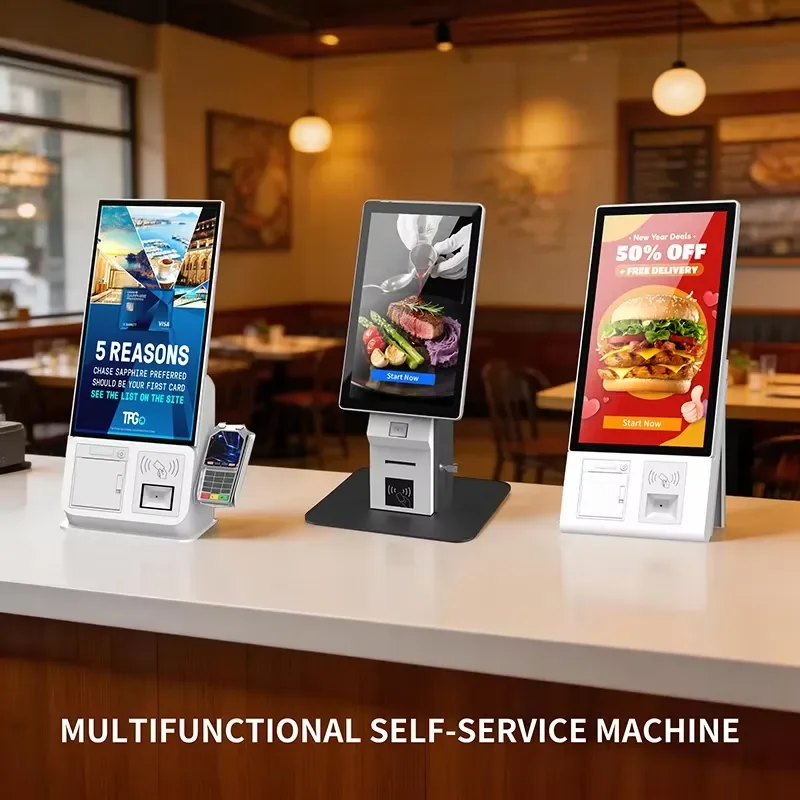 Fast Food Self Ordering Machine Touch Screen Food Order Machine Restaurant Self Pay Order Kiosk Menu Machine Food Ordering