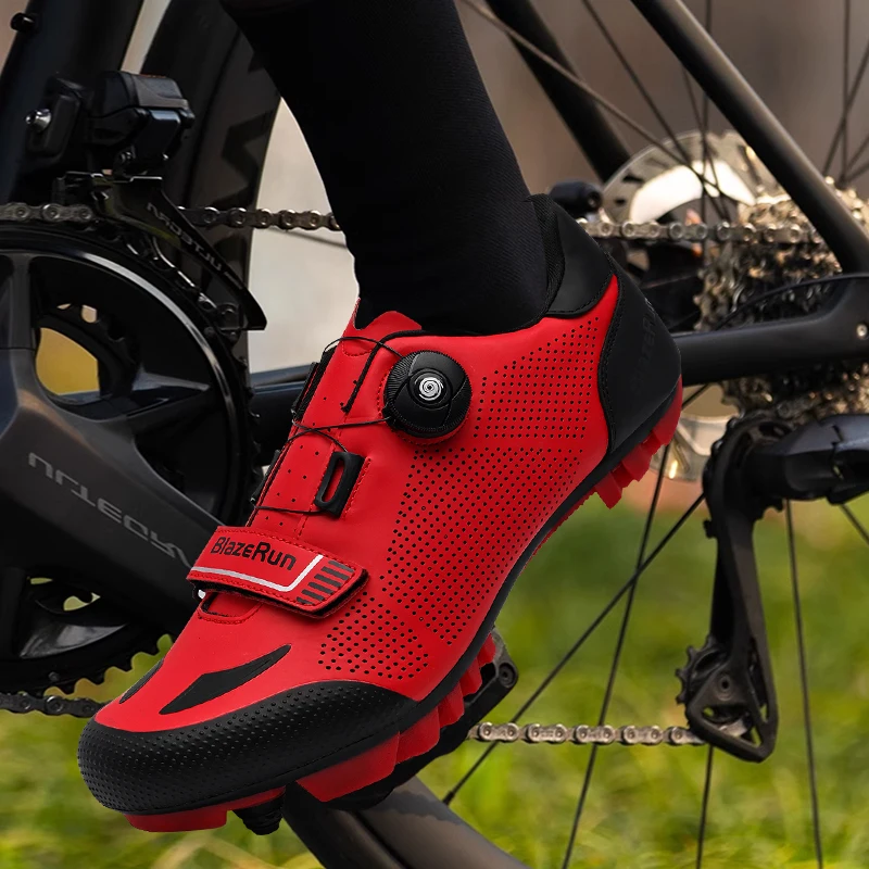 Fahrradschuhe Fahrrad Sneakers Cleat rutschfeste Herren Mountainbike Schuhe Fahrradschuhe Speed Shoes – Detail 6