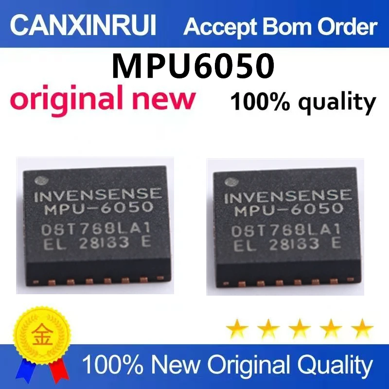 （5pcs-10pcs）Brand new original MPU-6050 chip gyroscope/accelerometer 6-axis programmable I2C QFN-24