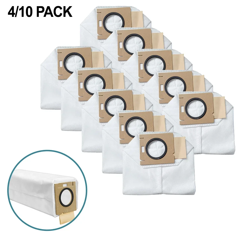 10 Pcs High Efficiency Replacement Dust Bags For UWANT V500 Cordless Vacuum Featuring Meltblown Fibre Filter And Leak Proof