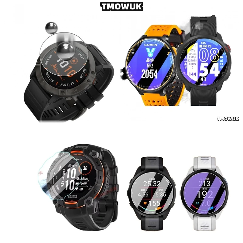 

For Garmin Instinct 2 2X 3 3E Crossover 40 45 50 Mm - 9H Hardness Tempered Glass - Edge-to-Edge Coverage, High Impact Resistance