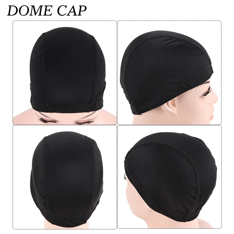 Dome Cap Mesh Dome Wig Cap Black Elastic Wig Caps Stretchy Spandex Dome Caps Breathable Nylon Mesh Net For Men Women Wigs Making image 6