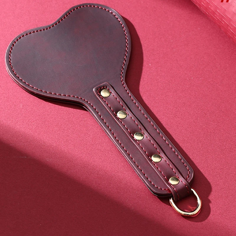 

20CM Temperature Sensitive Color Changing Leather Flogger Horse Whip,Spanking Paddle Whip fo Horse