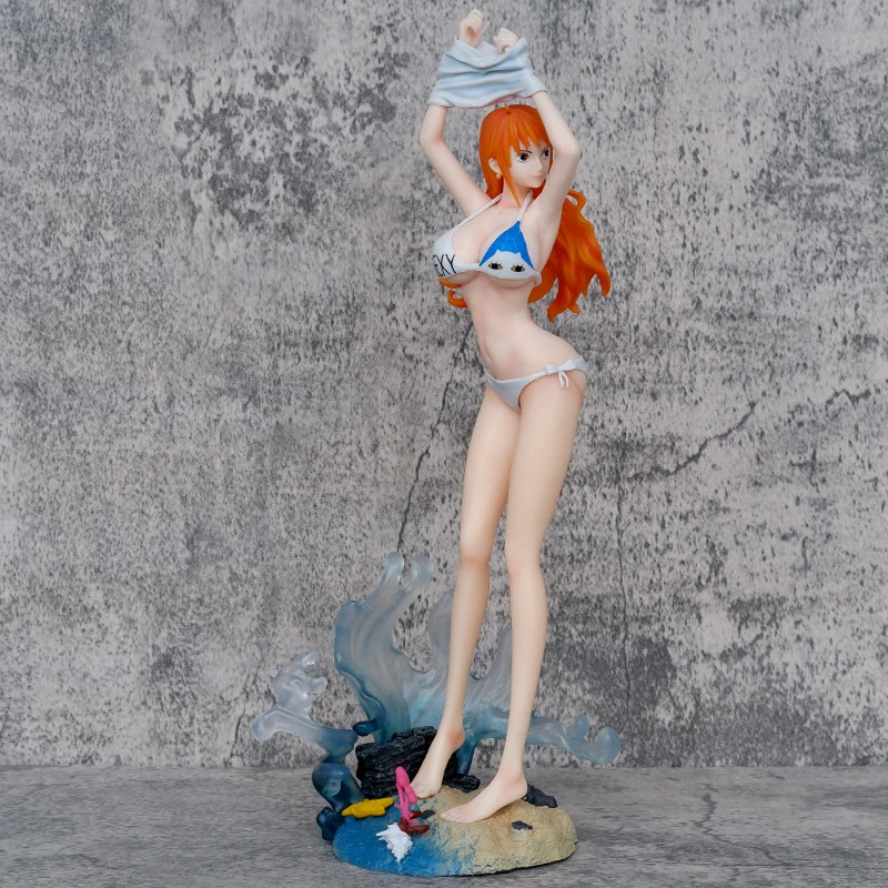 

В наличии цельный купальник Нами сексуальная фигурка аниме периферийные настольные куклы модель игрушки украшения Коллекционные подарки на день рождения