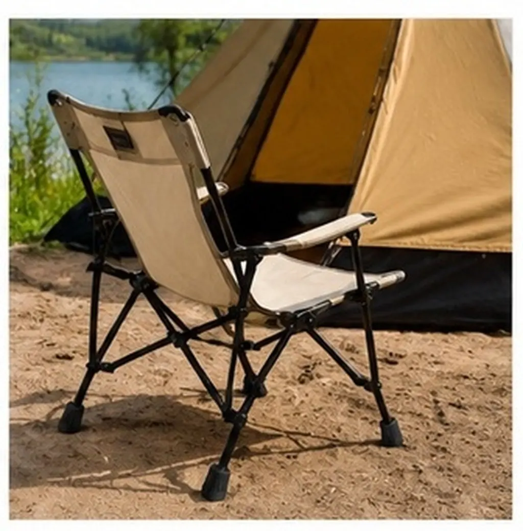 Anti-Sinking Moon Chair Leg Cap Folding Chair Feet Replacement 0.8 Inch Non-Slip Foot Pads Camping Outdoor Furniture Floor Cover