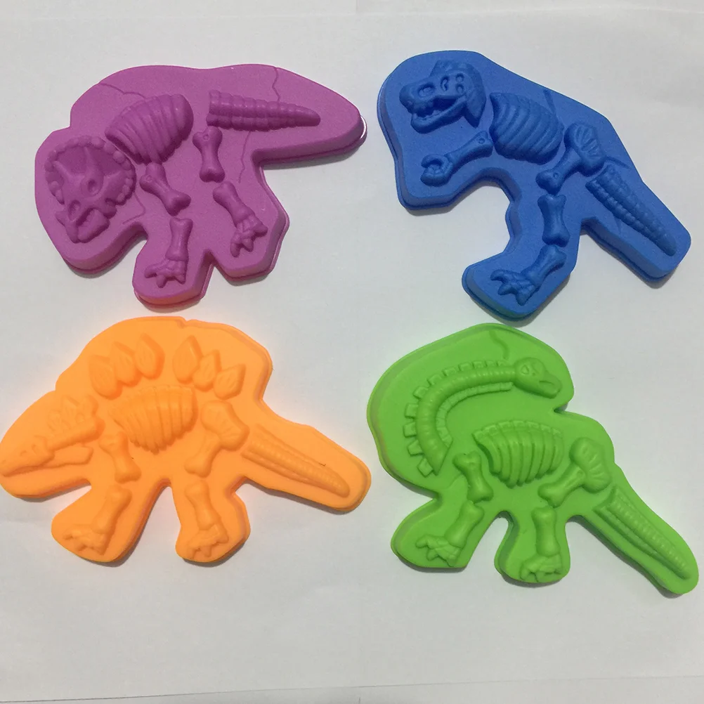 Brinquedos educativos do dinossauro para crianças, aprendizagem adiantada, fóssil, praia, crianças, 8 pcs, 2 pcs