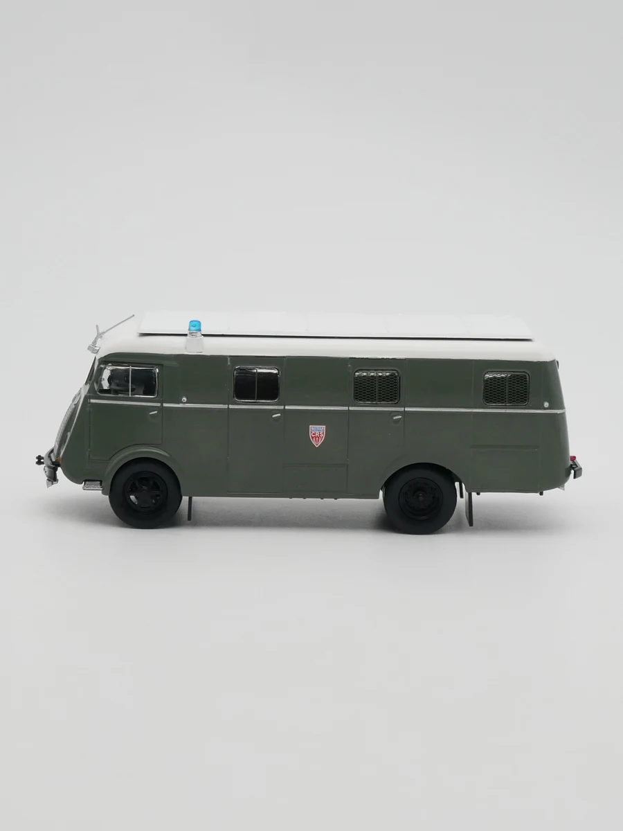 Diecast Ixo 1:43 Scale Berliet CRS French National Security Guard Mobile Police Berliet Police  Military Car Model Alloy Model