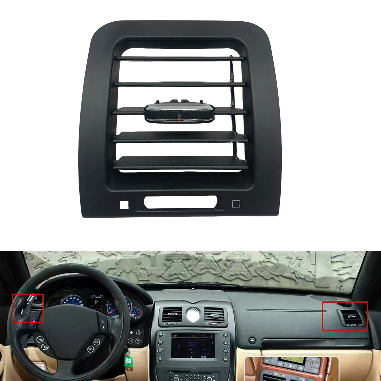 

Car Interior Console A/C Vent Grille Outlet Cover For Maserati Quattroporte M139 2004 2005 2006 2007 2008 2009 2010 2011 2012