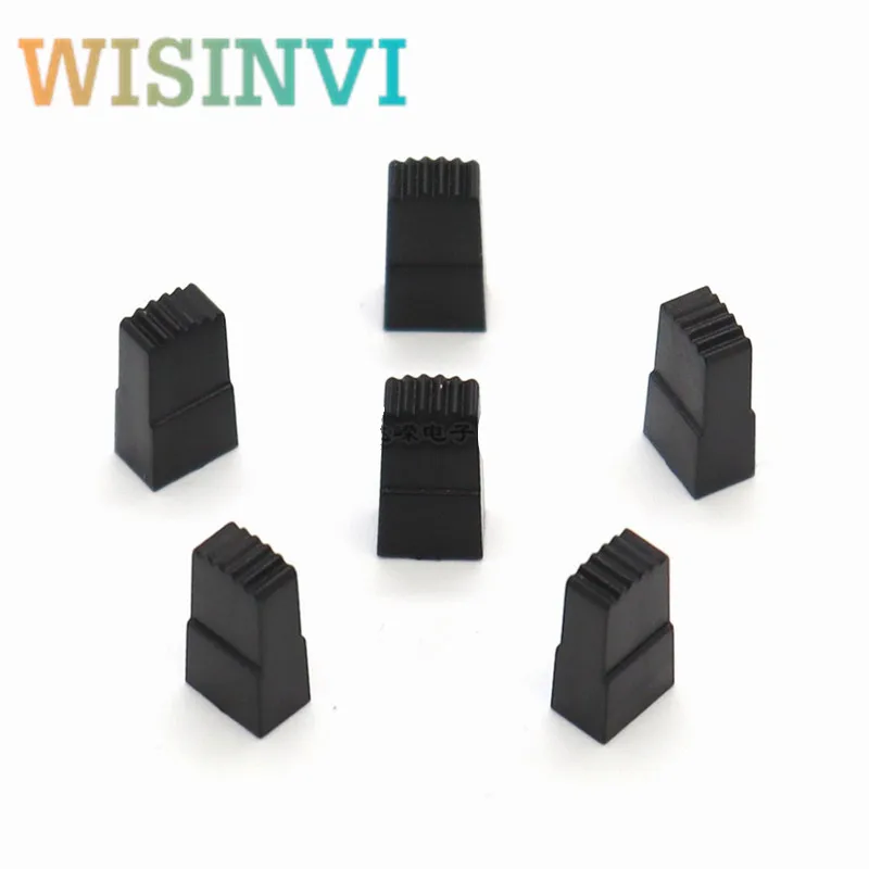 10pcs plastic  knob capTact Switch cap length 7mm width 5MM and height 13.5MM 6 * 6 series switches cap square hole 3.2MM