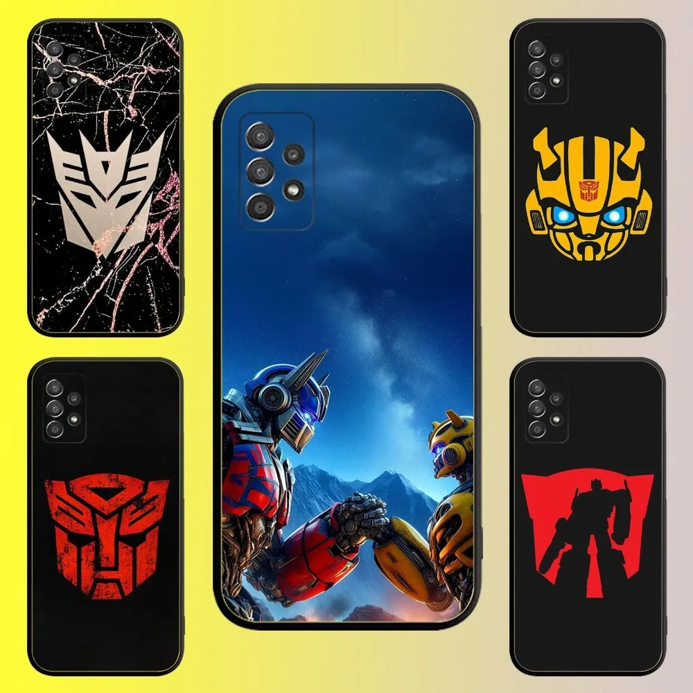 

Cool T-TransformerS Phone Case For Samsung Galaxy A13,A21s,A22,A31,A32,A52,A53,A71,A80,A91 Soft Black Shell