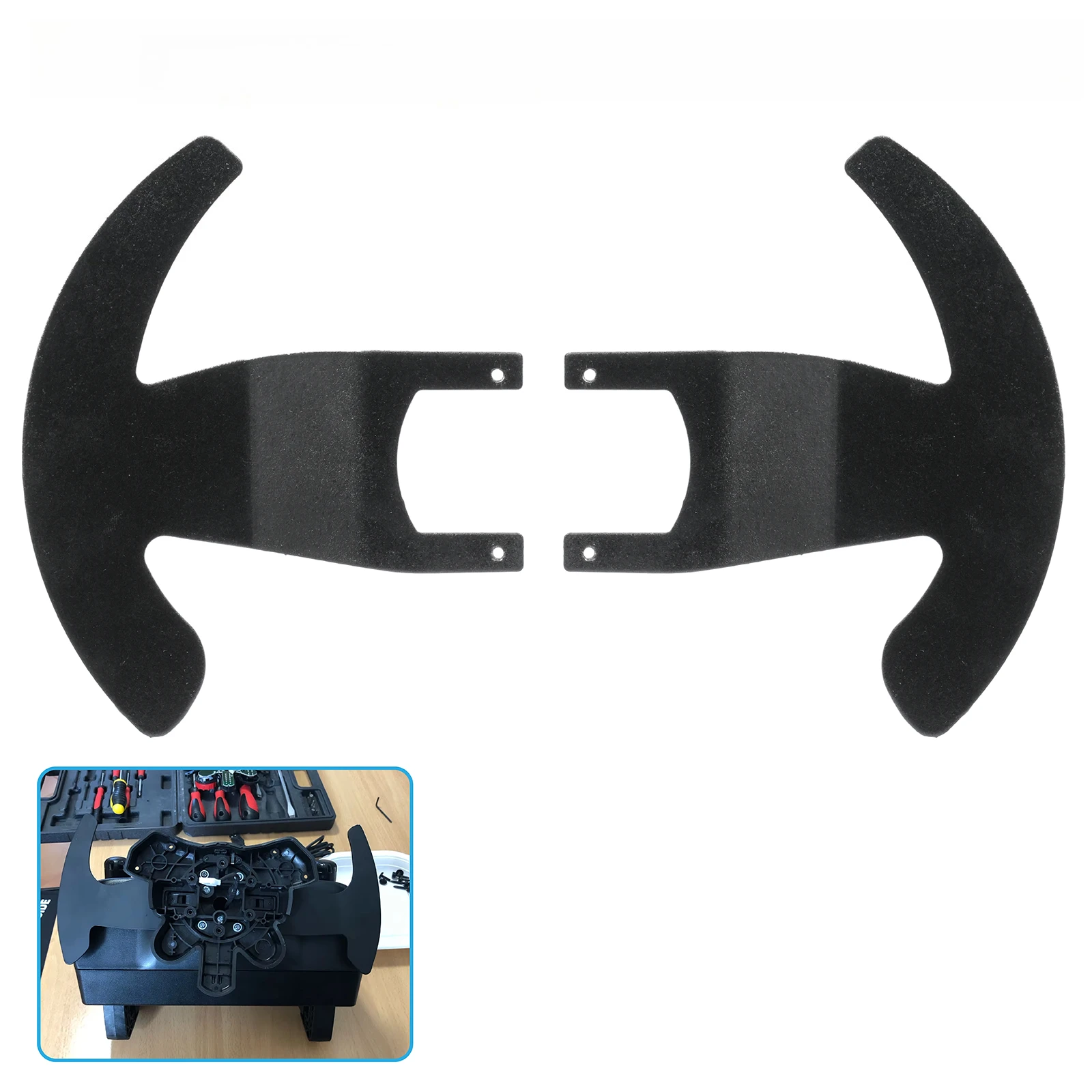 

New 13"-14" steering wheel Heavy Duty Steering Wheel Controller Paddle Shifter Upgrade Racing Car Game for Logitech G25 G27