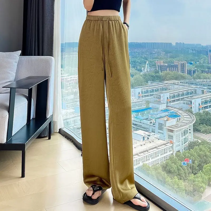 

Пляжные женские брюки с карманами на шнурке Y2k, уличная одежда, тенденции 2024, брюки, шикарные и элегантные наряды, женские брюки 90-х годов