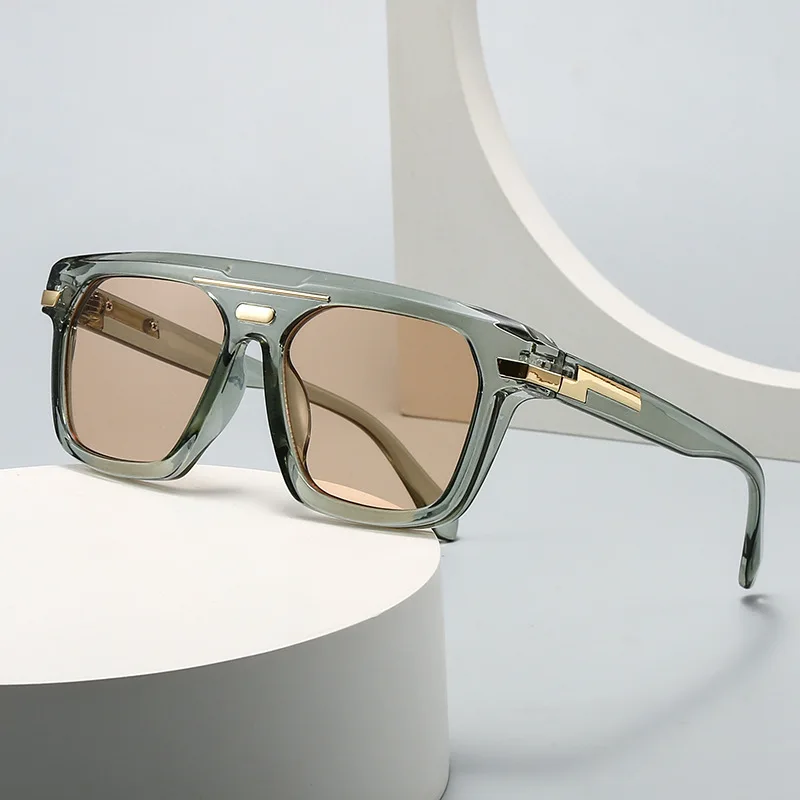 Oversized Square Sunglasses Women For Men Male Vintage Luxury Brand Designer Sun Glasses Punk Popular Outdoor Eye Glasses UV400