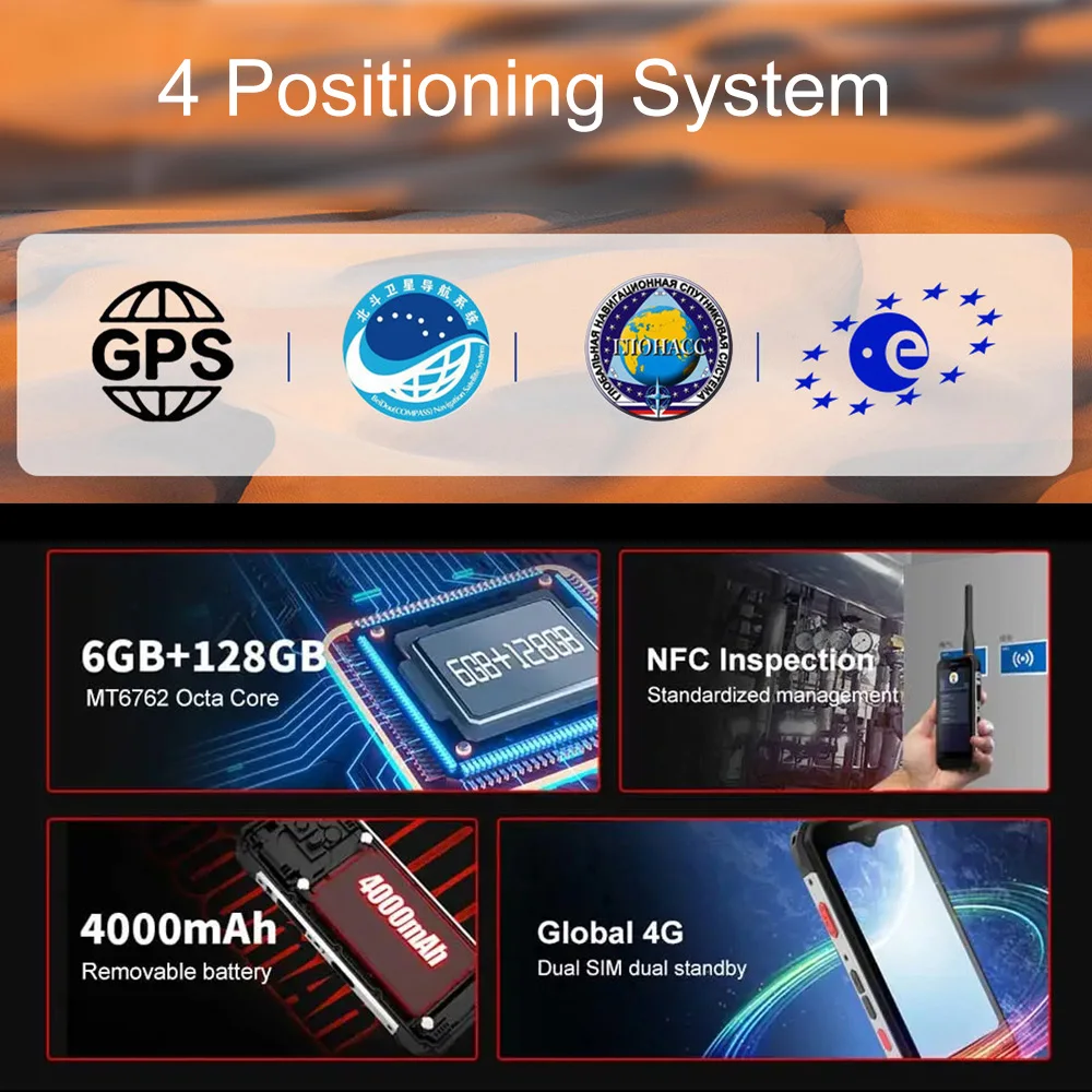 CONQUEST F3 Touch 2025 Unlocked 4G Dual SIM Rugged Mobile Phone Support  Cellphones with Strong Flash