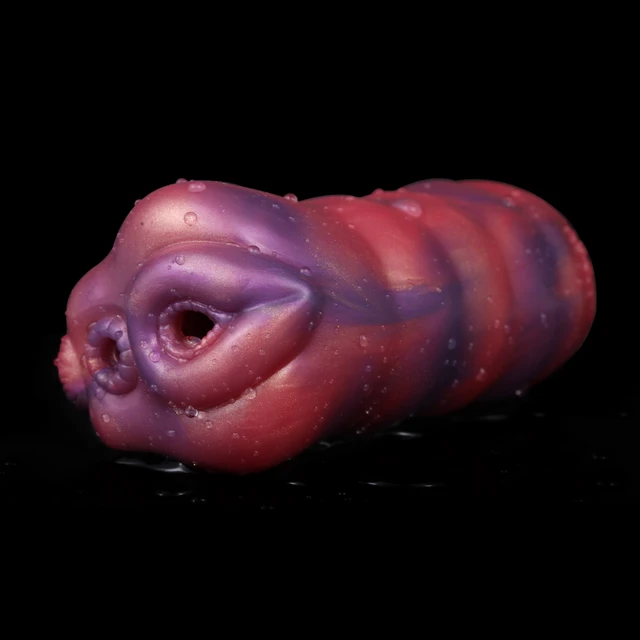 NNSX Dual Channel Realistic Animal Silicone Masturbation Cup  