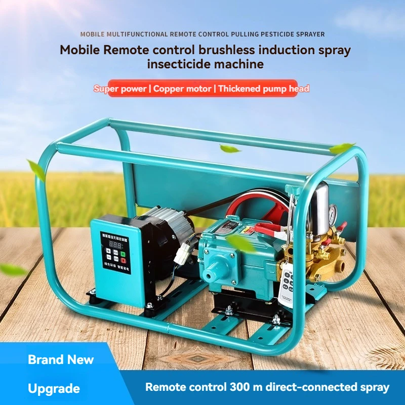 

Agricultural Electric Spraying Machine New Type High Pressure Remote Control High-power Spray Machine 12/48/60/72/220V Pump