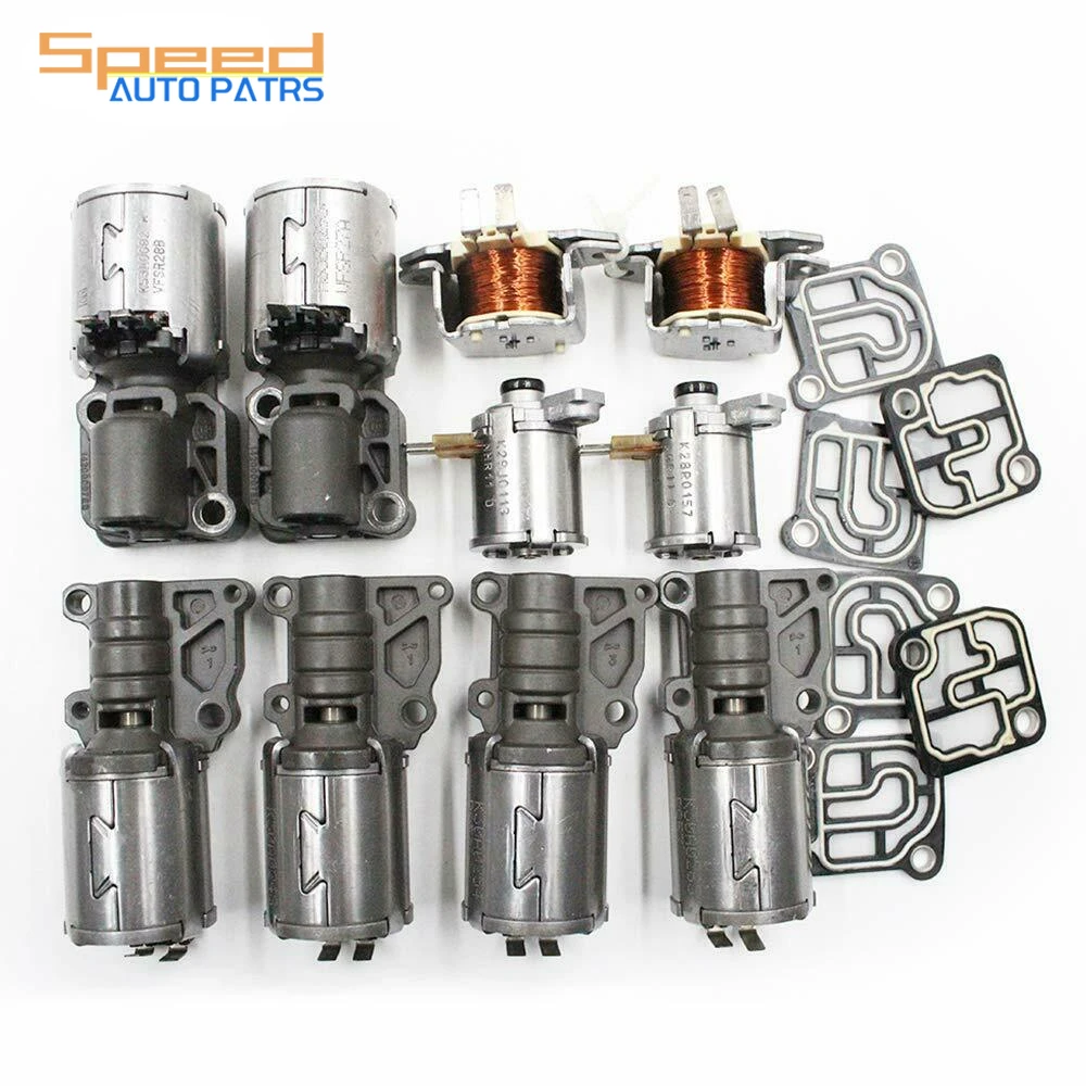 

10PCS DQ500 DL501 0B5 Transmission Solenoid Set Suit For Audi A4 A6 A7 Q5 7-Speed 08-11