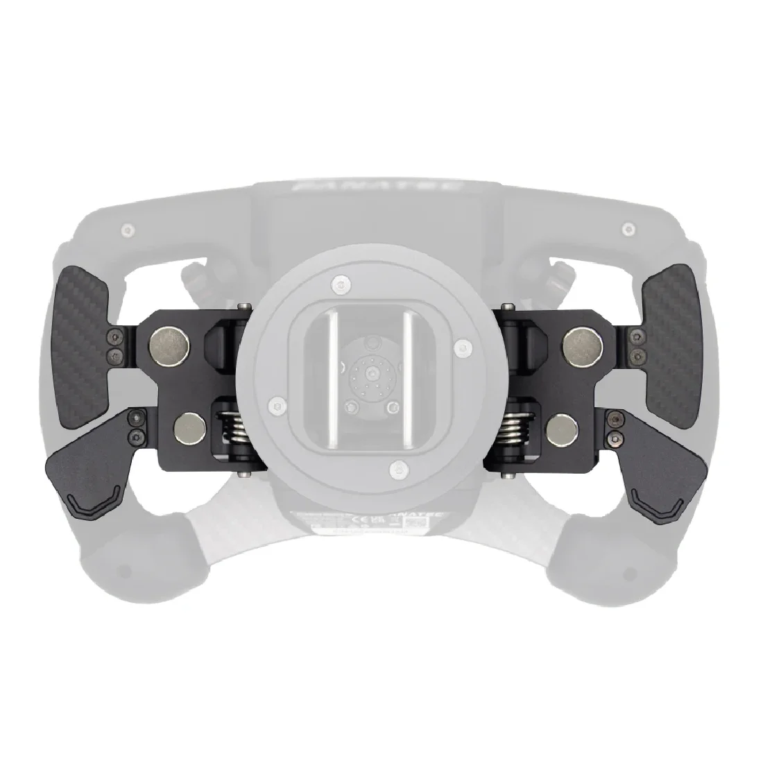 NEW Double Paddle Module for Fanatec, Carbon Fiber & Aluminum Alloy Featuring Magnetic Shifters and Hall Sensors, Simube in Stoc