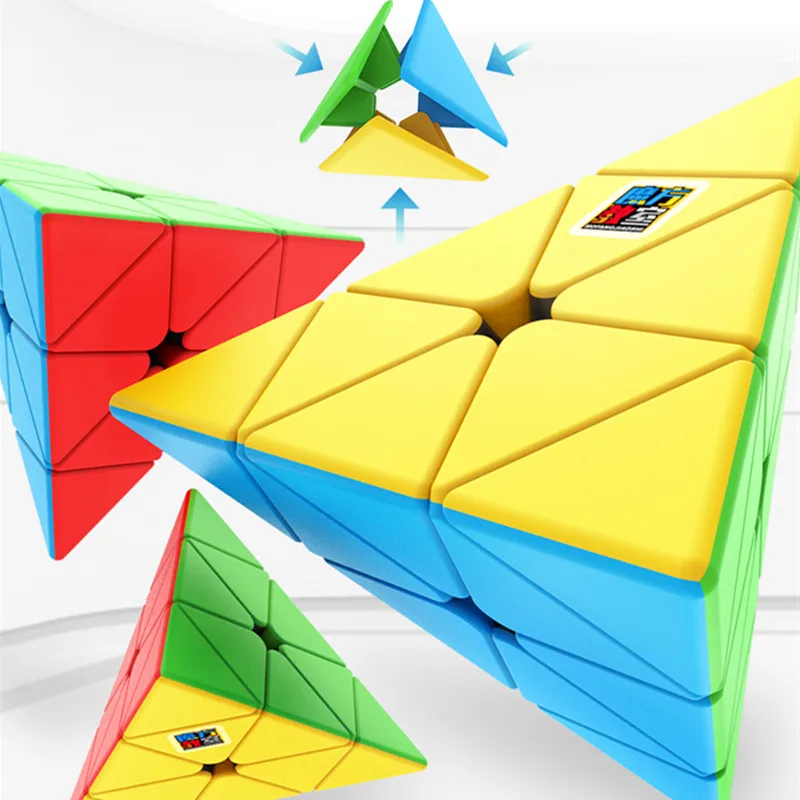 MoYu Mleilong 3x3 피라미드 매직 큐브, 전문 스페셜 스피드 퍼즐 장난감, 정품 헝가리 Magcio Cubo, 3x3
