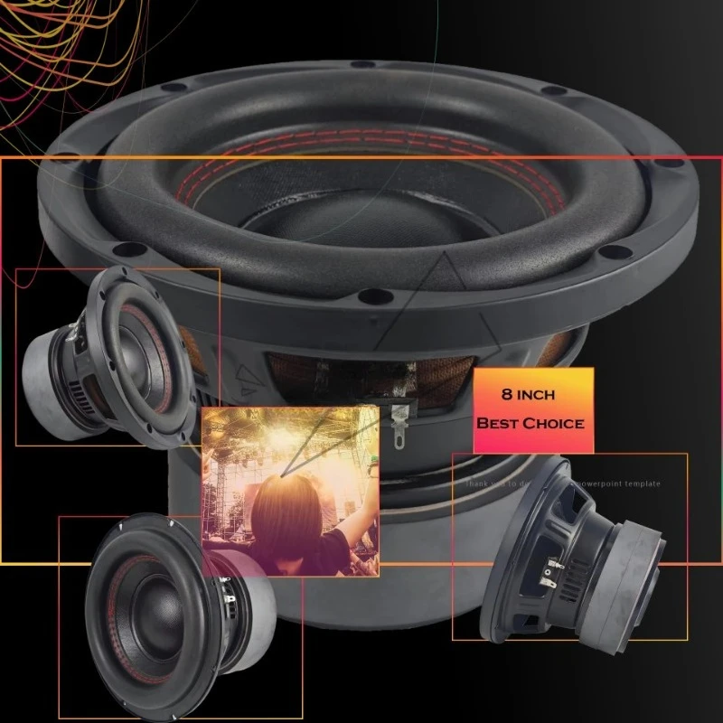 Strong Bass Car Subwoofer Speakers 8