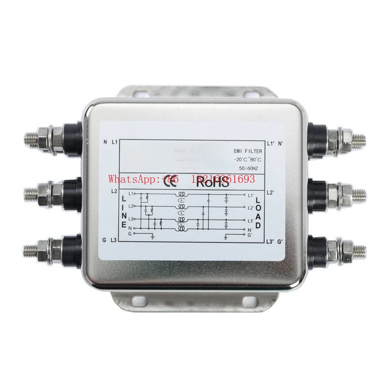 Four Wire CW12C-S Spiral Three-phase 380V Power Filter Three Wire CW12B-S