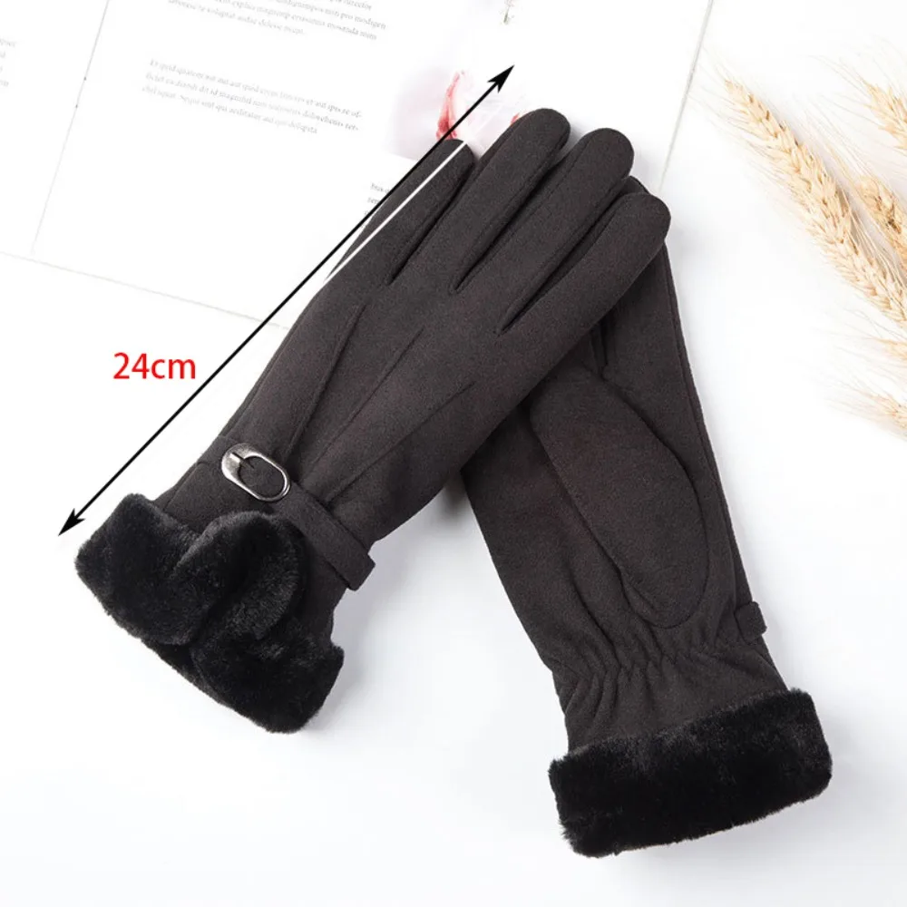 New Touchable Screen Winter Gloves Warm Full Finger Touch Screen Gloves Windproof Cold Proof Gloves Outdoor Sports