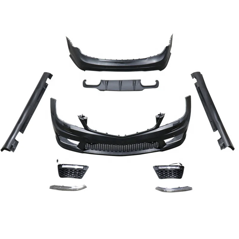 

Car Auto parts Body Kit Full complete set For Mercedes Benz W204 C63 AMG C180 C200 C260 C300 2008-2014 Year PP material