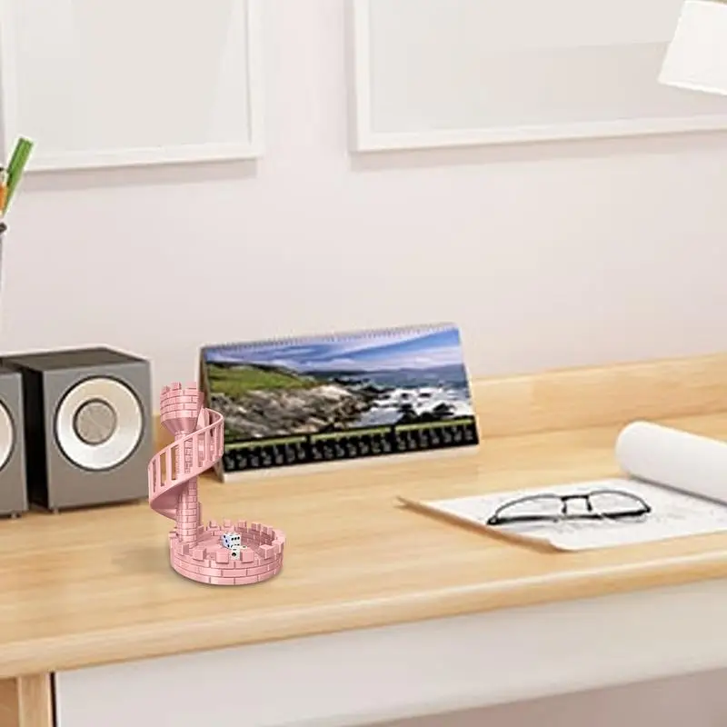 

3D Башня Замок Кости Катящаяся Башня Игральные Кости Башня Кости Башня Замок Сито Башня Украшения Древний Римский Замок Тематические Кости Катящиеся