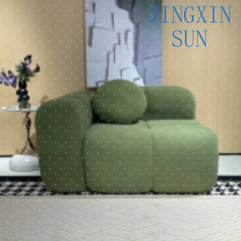 Armchair Double Compression Sofa Green Modern Set Design Compression Sofa Sectional Living Room Canape Salon House Accessories