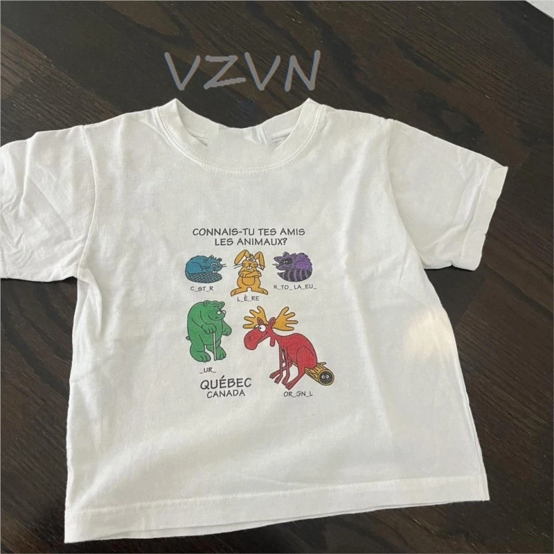 

Y2k Kawaii cartoon Anime printed Baby Tees 2000s Girls Summer clothing crop tops 90s Vintage Kpop Emo Gothic Streetwear