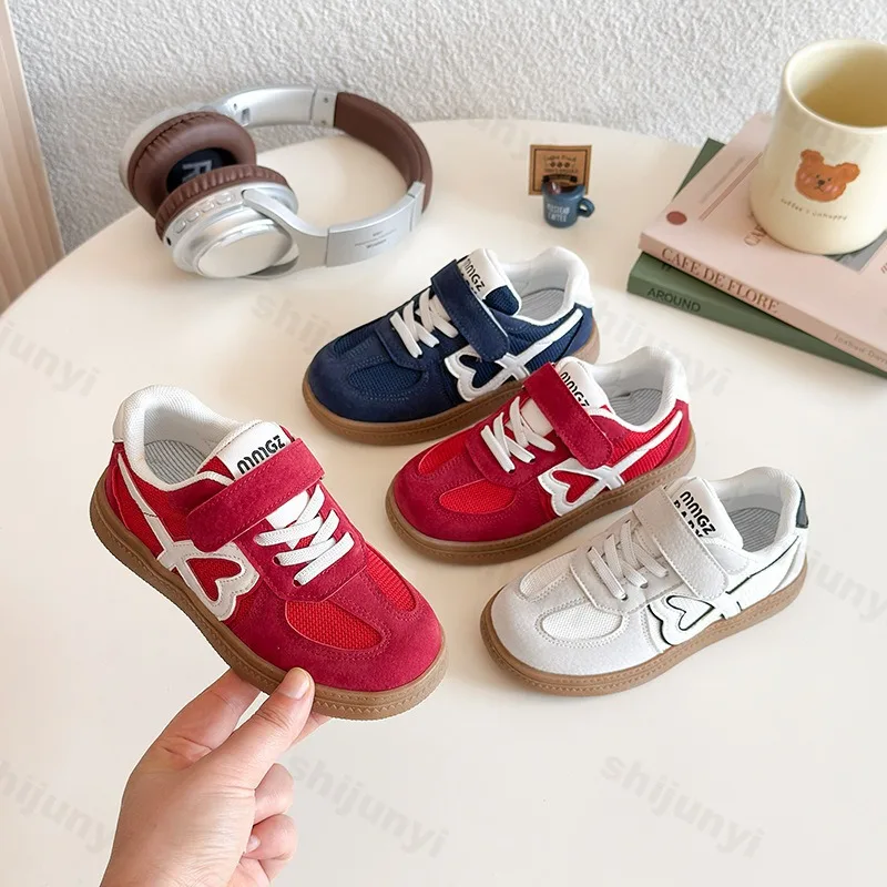 

Children's Fashion Trend Versatile Casual Low Top Sport Shoes 2025 Autumn New Boys' Soft Sole Comforatble Non Slip Flat Sneakers