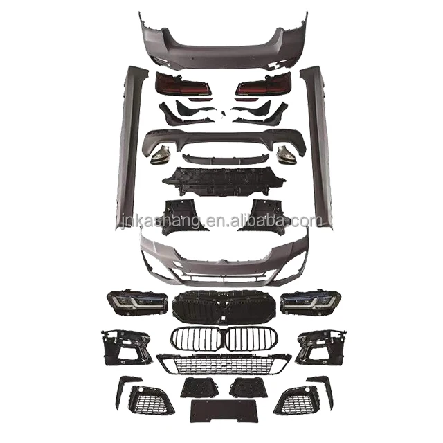 

Suitable for BMWw 5-Series G30/G38 (18-20 Models) Upgraded the New MT Body KitFront and Rear Bumper Kit Old to