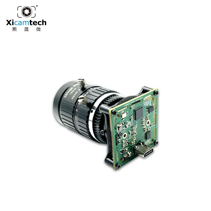 5MP CMOS Color Global Shutter Industrial Camera 2/3'' with USB3.0-C Type Used YUY2 2488x2048 Output