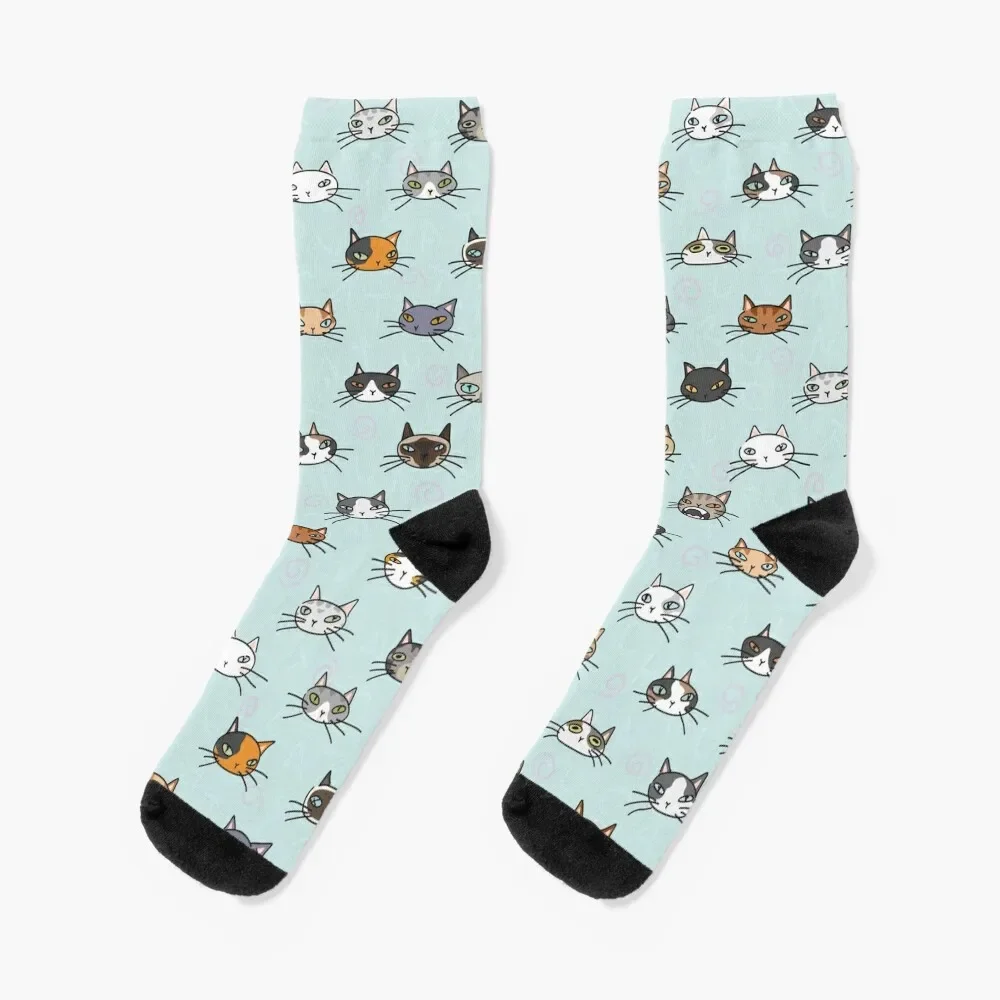 

Cats crowd. That's all it is about Socks crazy sport cute fashionable Men's Socks Women's