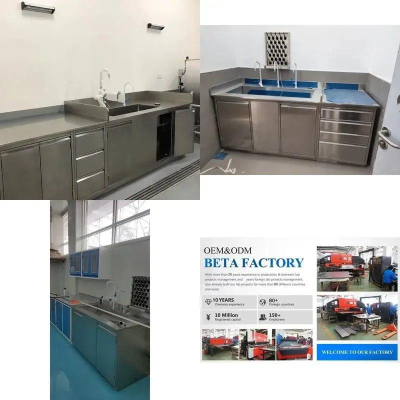 for Laboratory stainless steel workbench Laboratory workbench with sink
