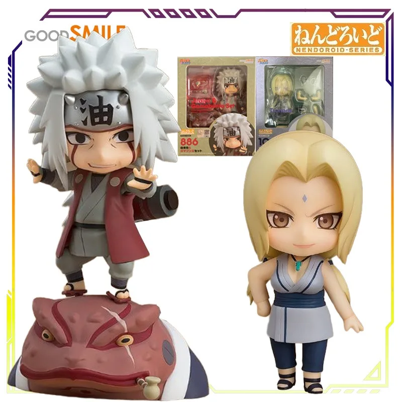 

GSC Original Nendoroid Naruto Shippuden Chronicles Series Gang Shou\Jiraiya Hama Buntai Group Anime Action Figure Model Toys