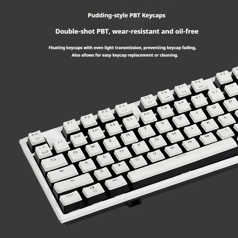 Hyeku X3 X5 Wired/Wireless 2.4G Dual-Mode Mechanical Keyboard 87