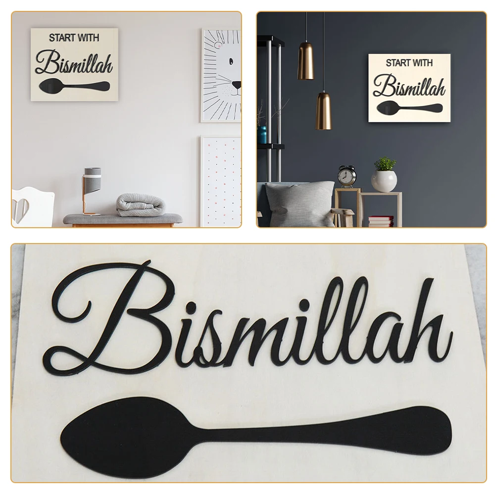 

Wooden Hang Tag Decorative Wall Sign Decorations Family Signs for Home Panel Hanging Plaque