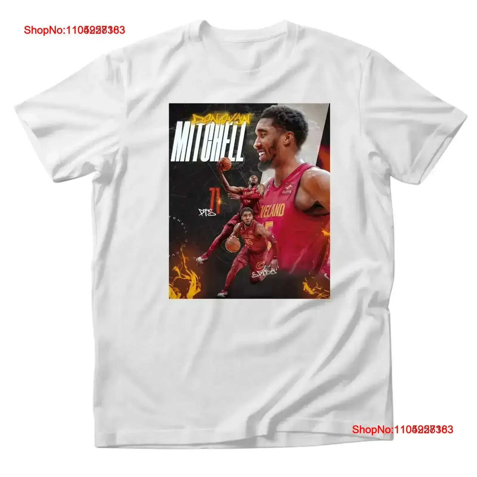

Donovan Mitchell Inspired Basketball T Shirt Clev Fans vintage Washed Casual homme Slightly Stretched Comfortable vintage